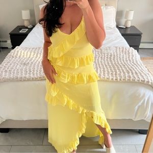 Forever 21 - Ruffle Yellow Dress